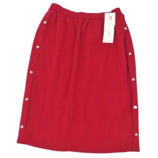 クレージュ(Courreges)のクレージュ スカート ニット セーター ワンポイント レディース ボトムス(ひざ丈スカート)