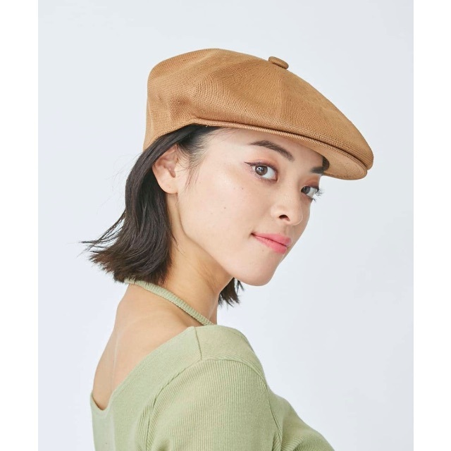 KANGOL(カンゴール)のKANGOL 帽子 ブラウン レディースの帽子(ハンチング/ベレー帽)の商品写真