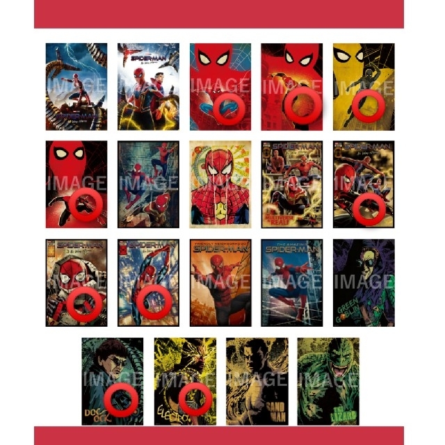 MARVEL(マーベル)のHappyくじ　スパイダーマン☆ポスター賞9種セット エンタメ/ホビーのアニメグッズ(ポスター)の商品写真