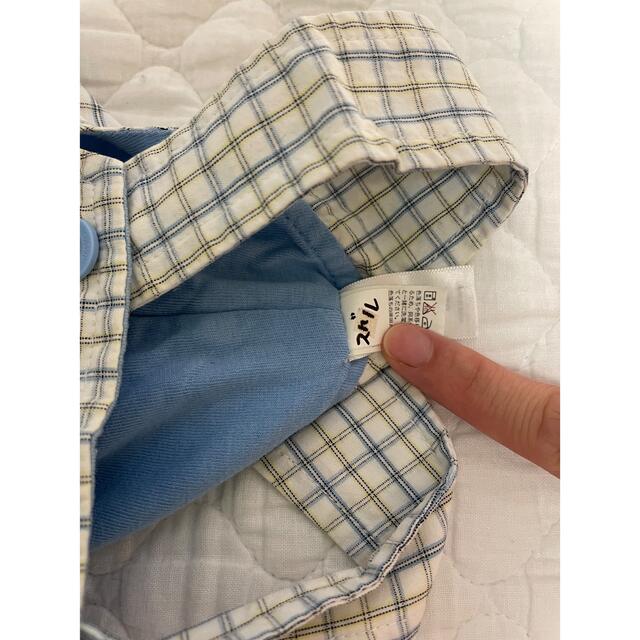 babyGAP(ベビーギャップ)のbaby gap ショートオール　チェック キッズ/ベビー/マタニティのベビー服(~85cm)(パンツ)の商品写真