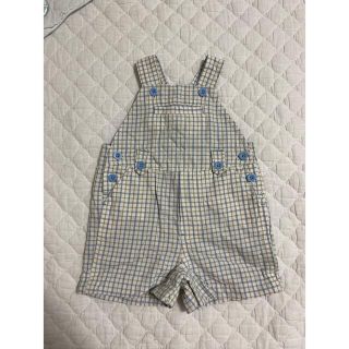 ベビーギャップ(babyGAP)のbaby gap ショートオール　チェック(パンツ)