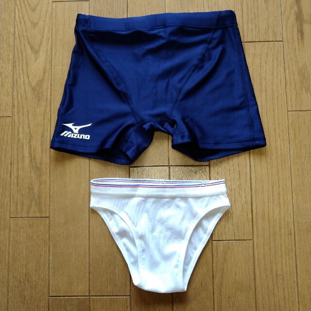 MIZUNO(ミズノ)のミズノ　水着　男児　未使用　スイムサポーター　スイムウエア　Sサイズ キッズ/ベビー/マタニティのキッズ服男の子用(90cm~)(水着)の商品写真