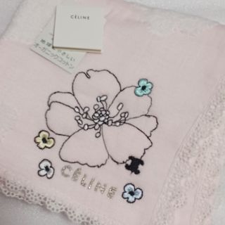 セリーヌ(celine)の値下げ📌セリーヌ☆大判タオルハンカチ🌺(ハンカチ)