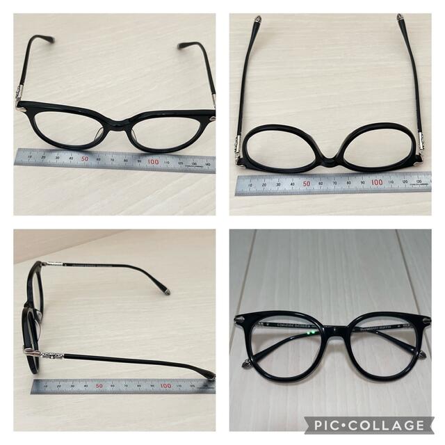 Chrome Hearts(クロムハーツ)のクロムハーツ　ブルーベリーマフィン　眼鏡　メガネ メンズのファッション小物(サングラス/メガネ)の商品写真