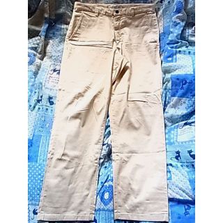 本物アルマーニARMANI COLLEZIONIコットンデカチノパンツ2XL