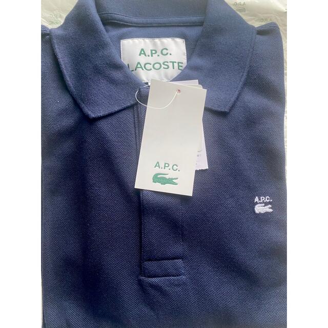 定価以下 L APC X LACOSTE POLO SHIRT NAVY | cprc.org.au