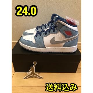 ナイキ(NIKE)の【NIKE公式購入】NIKE AIR JORDAN1 MID GS 24 送料込(スニーカー)