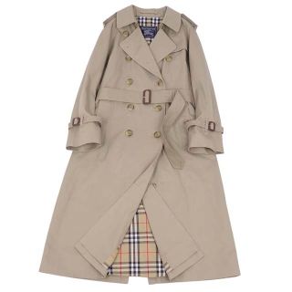 バーバリー(BURBERRY)のバーバリー コート 英国製 トレンチコート レディース コットン 古着(ブルゾン)