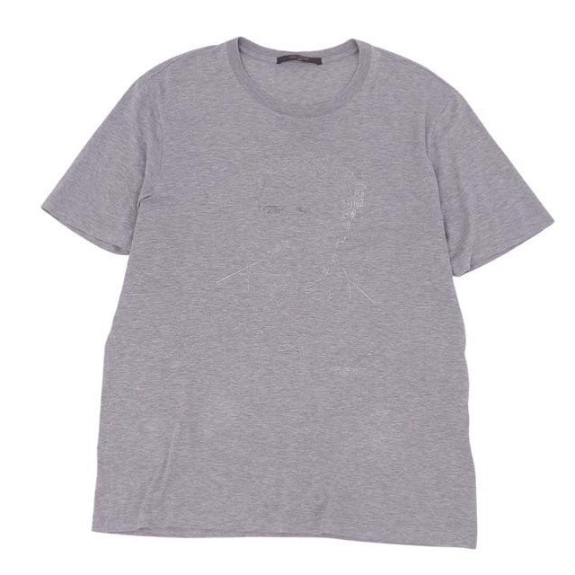 ルイヴィトン Tシャツ カットソー プリント コットン 半袖 トップス