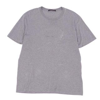 ルイヴィトン(LOUIS VUITTON)のルイヴィトン Tシャツ カットソー プリント コットン 半袖 トップス メンズ(Tシャツ/カットソー(七分/長袖))