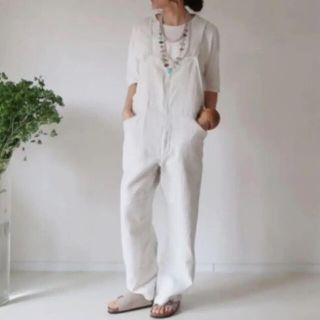 アギュー(ARGUE)のARGUE COTTON LINEN SOFT LOOSE OVERALL(サロペット/オーバーオール)