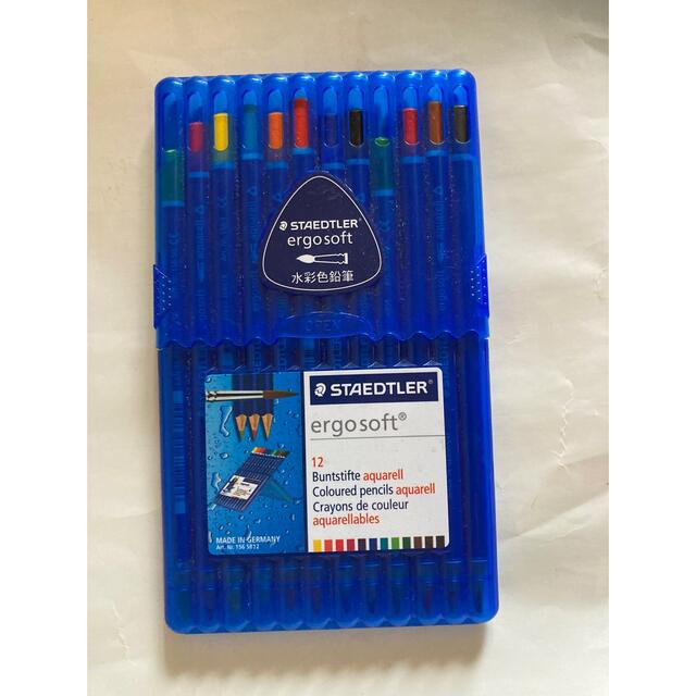 ステッドラーエルゴソフト水彩色鉛筆12色セットの通販 by ピコ太's