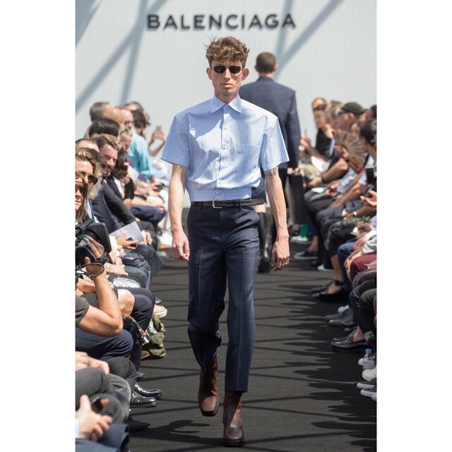 BALENCIAGA 17SS ボクシーシャツ ブラック - シャツ