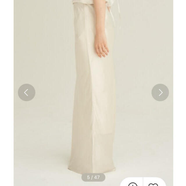 18900円 【代引き不可】 enof ロングスカート ホワイト Mサイズ
