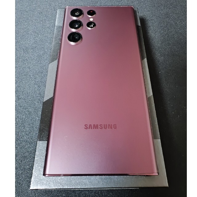 SAMSUNG - Galaxy S22 Ultra 香港版 256/12 極美品 Burgundyの通販 by ...