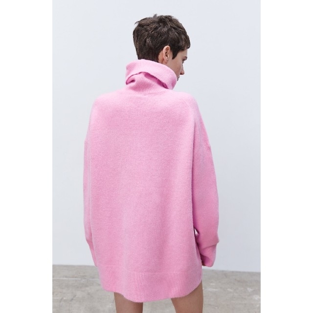 ZARA - ZARA ハイネック オーバーサイズニットセーター Sサイズ ZARA - ZARA ハイネック オーバーサイズニットセーター Sサイズ