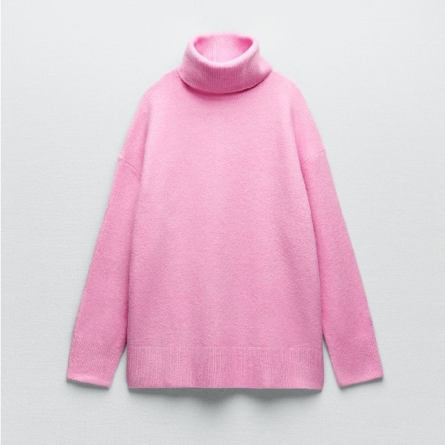 ZARA - ZARA ハイネック オーバーサイズニットセーター Sサイズ ZARA - ZARA ハイネック オーバーサイズニットセーター Sサイズ