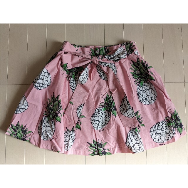 西日本産 MSGM☆スカート パイナップル Tg.10anni(130~140)☆超美品