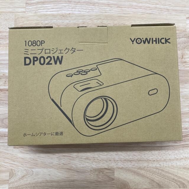 YOWHICKプロジェクター 超小型 8000LMの通販 by tazo0225's shop|ラクマ