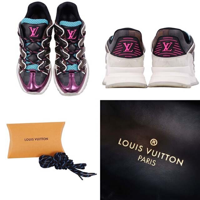 LOUIS VUITTON(ルイヴィトン)のルイヴィトン スニーカー ジグザグ・ライン モノグラム ダミエ シューズ メンズ メンズの靴/シューズ(スニーカー)の商品写真