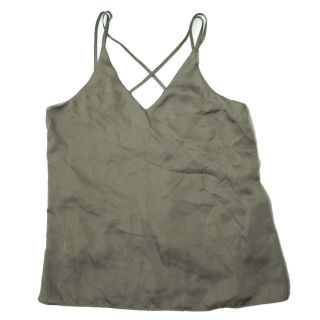 トゥデイフル(TODAYFUL)のTODAYFUL トゥデイフル Back Cross Camisole バッククロスキャミソール 11810434 Free カーキ LIFE's トップス【中古】【TODAYFUL】(キャミソール)