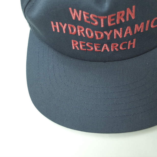Western Hydrodynamic Research ウエスタンハイドロダイナミックリサーチ WHR 21AW Promotional Hat ロゴ刺繍6パネルキャップ MWHR21A3001-U Free NAVY 帽子【Western Hydrodynamic Research】