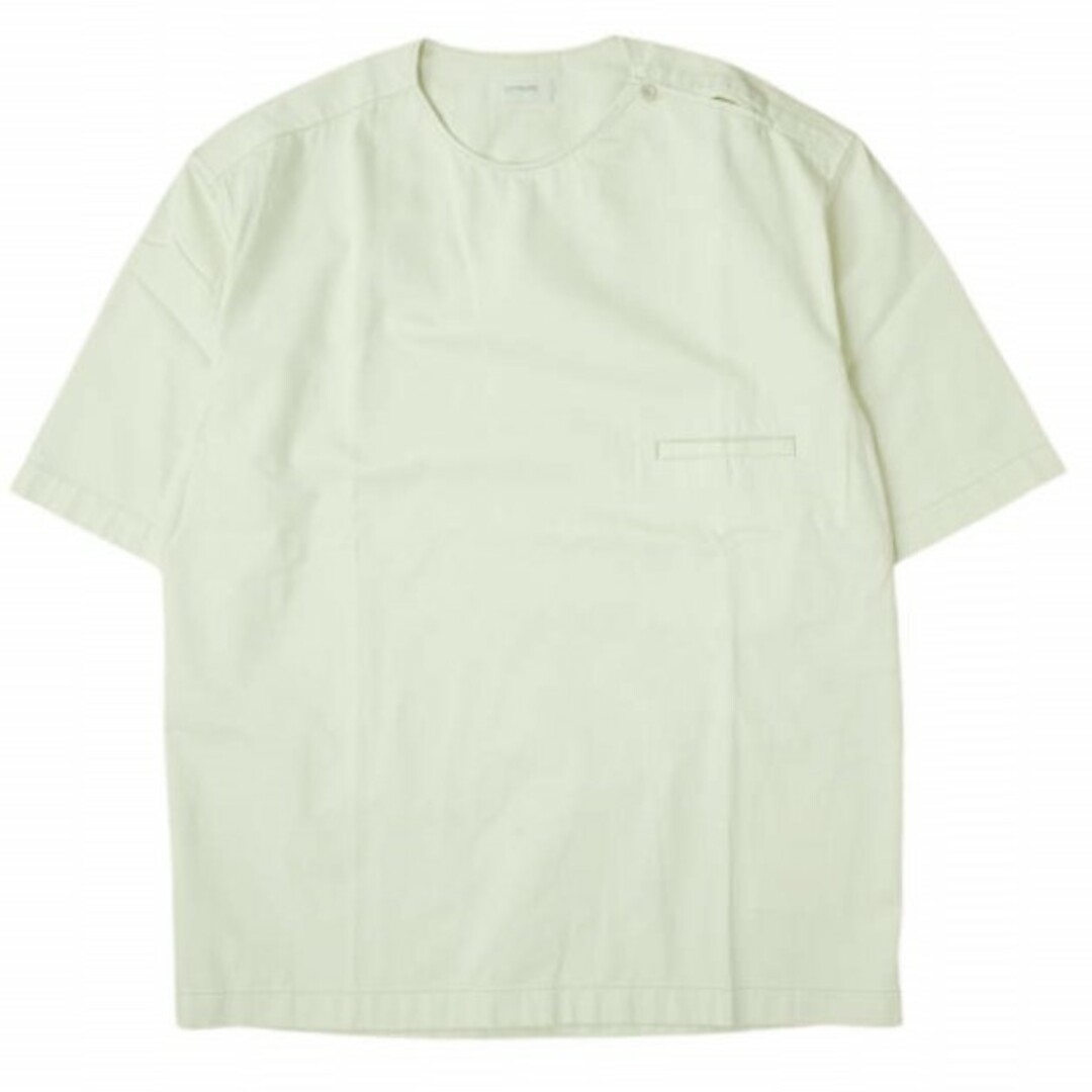 LEMAIRE ルメール 22SS BUTTON NECK TOP コットンツイル ボタンネックプルオーバーシャツ M221 TO132 LF729 46 CREAMY WHITE 半袖 トップス【新古品】【LEMAIRE】