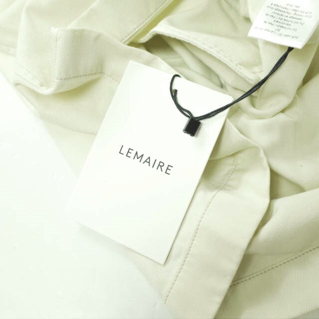 LEMAIRE ルメール 22SS BUTTON NECK TOP コットンツイル ボタンネックプルオーバーシャツ M221 TO132 LF729 46 CREAMY WHITE 半袖 トップス【新古品】【LEMAIRE】 7