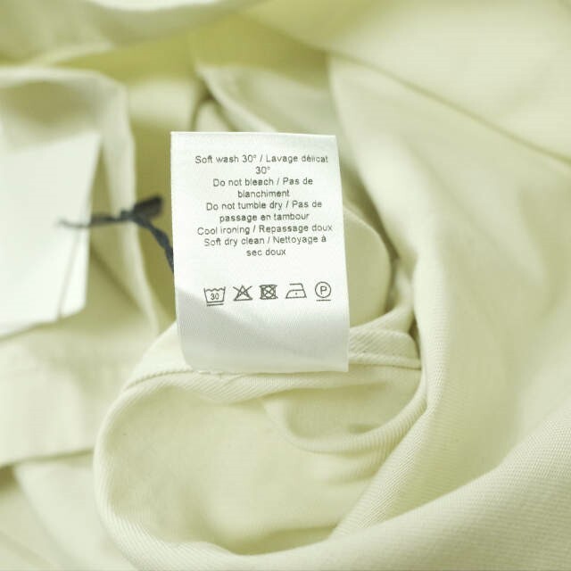 LEMAIRE ルメール 22SS BUTTON NECK TOP コットンツイル ボタンネックプルオーバーシャツ M221 TO132 LF729 46 CREAMY WHITE 半袖 トップス【新古品】【LEMAIRE】 8