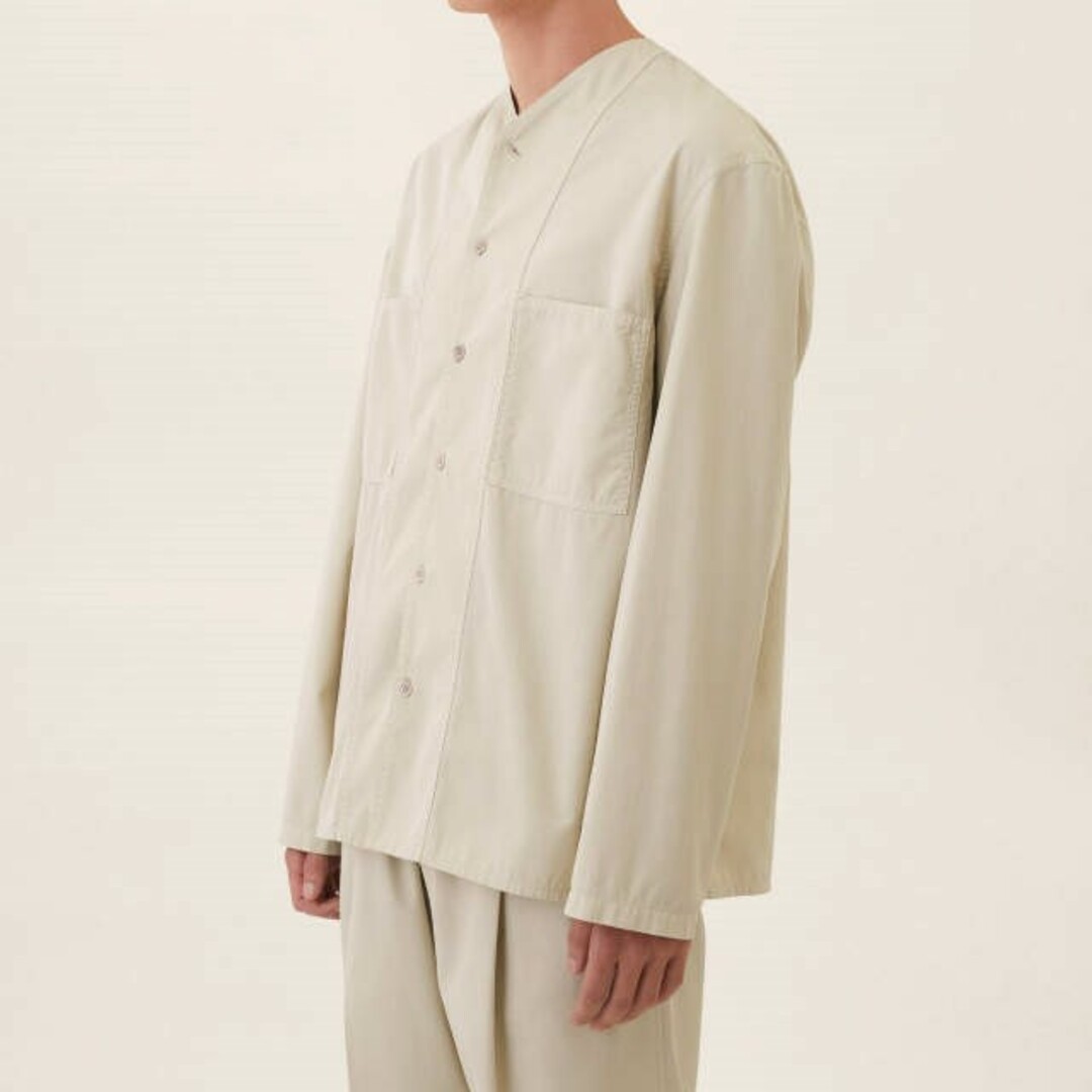 LEMAIRE - LEMAIRE ルメール 22SS V-NECK SHIRT コットンギャバジン V ...