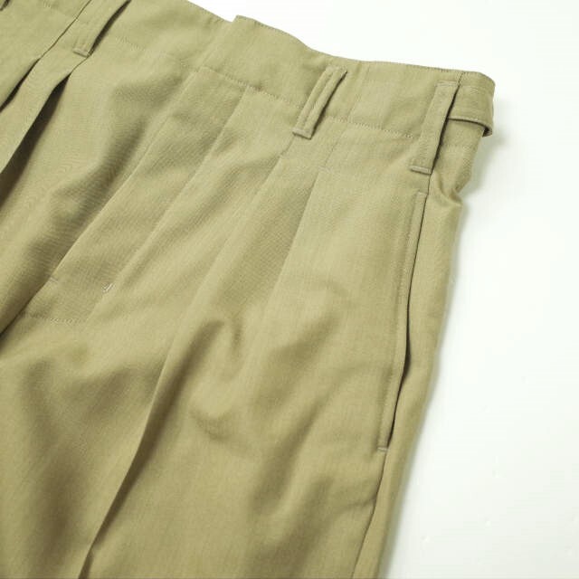 LEMAIRE - LEMAIRE ルメール 22SS 2PLEATS PANTS ライトトロピカルポリ