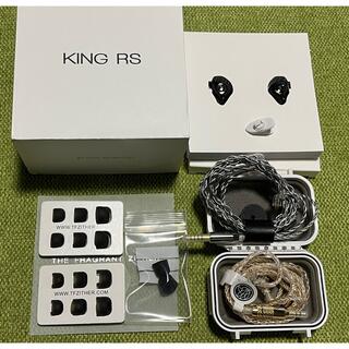 TFZ KING RS 有線イヤホン+4.4mmケーブルサービス　ブラック(ヘッドフォン/イヤフォン)