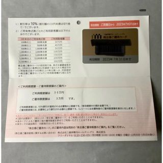 ミツコシ(三越)の三越伊勢丹　株主優待　30万円(ショッピング)