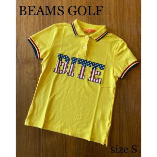 ビームス(BEAMS)のビームスゴルフ ゴルフウェア レディース ポロシャツ 半袖 黄色 サイズS 春夏(ウエア)