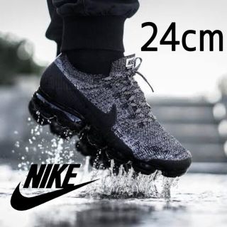 ナイキ(NIKE)の美品希少 ナイキエアヴェイパーマックス ベイパーマックス フライニット 24cm(スニーカー)