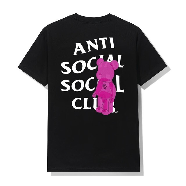 カラーブラックサイズLANTI SOCIAL SOCIAL CLUB × BEARBRICK TEE