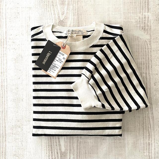 REMI RELIEF/レミレリーフ】Border L/S T-SH ブラック