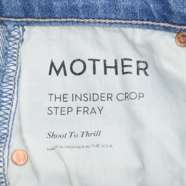 mother(マザー)の【MOTHERDENIM】B1157 THRILL INSIDER CROP  レディースのパンツ(デニム/ジーンズ)の商品写真