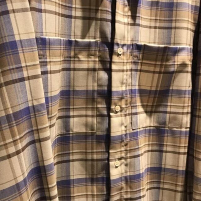 AURALEE SUPER LIGHT WOOL CHECK SHIRTS 3