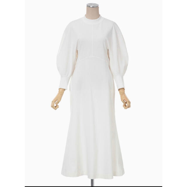 mame(マメ)の新品mame Classic Cotton Dress - white  レディースのワンピース(ロングワンピース/マキシワンピース)の商品写真
