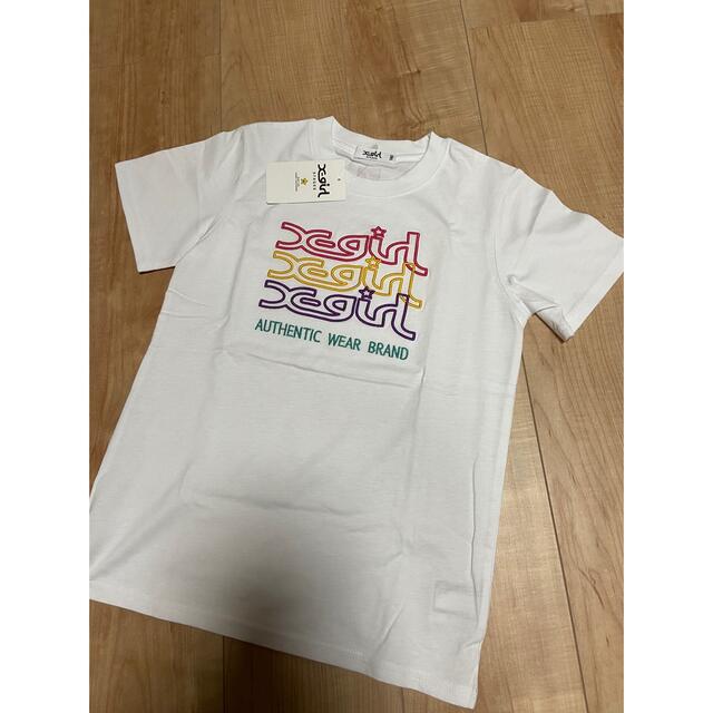 X-girl Stages(エックスガールステージス)の☆新品☆ X-girl  エックスガールTシャツ キッズ/ベビー/マタニティのキッズ服女の子用(90cm~)(Tシャツ/カットソー)の商品写真