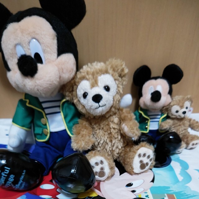 ワンダフルヴォヤッジ☆ミッキー&ダッフィー☆ぬいぐるみ&ぬいぐるみ
