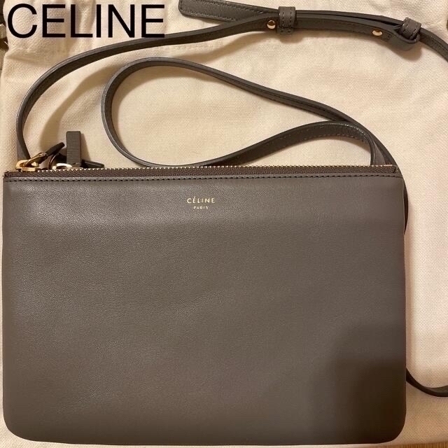 CELINE セリーヌ　トリオ スモール 希少旧ロゴ 新品