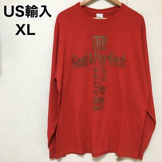 US輸入　ロンＴ　XL  ※メーカー不明(Tシャツ/カットソー(七分/長袖))