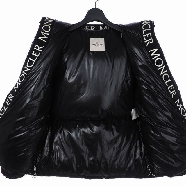 MONCLER(モンクレール)のモンクレール モンクラ ダウンジャケット ロゴ刺繍 2 ブラック 黒 メンズのジャケット/アウター(ダウンジャケット)の商品写真