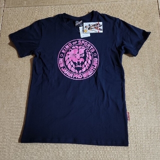 シマムラ(しまむら)のしまむら×新日本プロレス Tシャツ ネイビーM(Tシャツ/カットソー(半袖/袖なし))