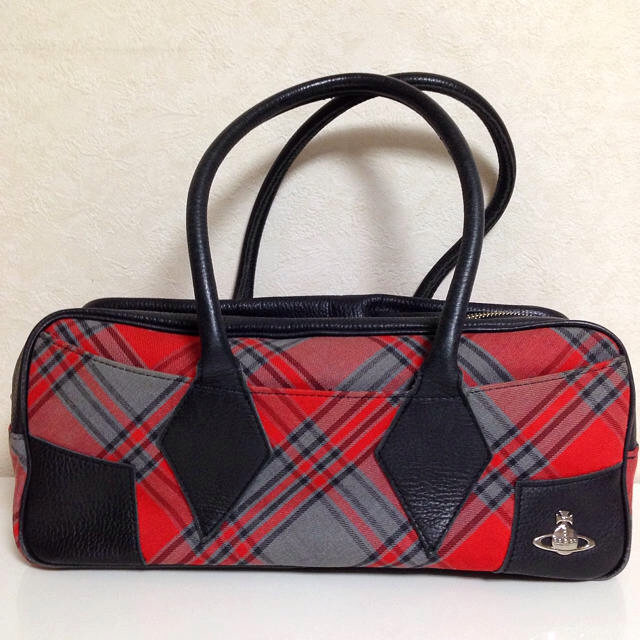 Vivienne Westwood(ヴィヴィアンウエストウッド)の【年末セール！正規】★Vivienne Westwood チェックバック★  レディースのバッグ(ハンドバッグ)の商品写真