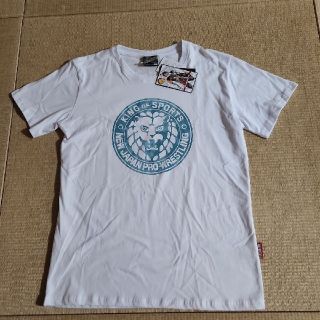 シマムラ(しまむら)のしまむら×新日本プロレス Tシャツ 白L(Tシャツ/カットソー(半袖/袖なし))