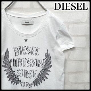 【新品】DIESEL ディーゼル⑥美女とミラーボール フロントプリントTシャツ