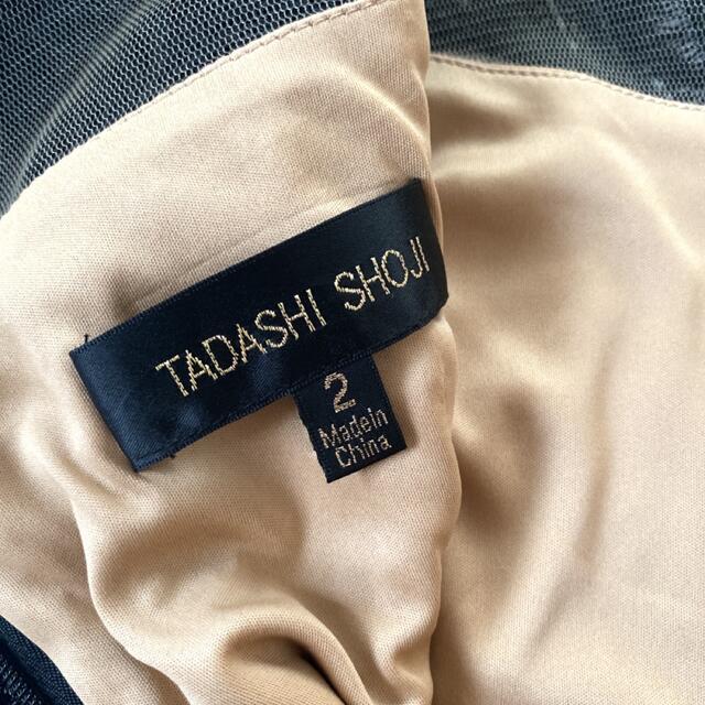 TADASHI SHOJI(タダシショウジ)のTADASHI SHOJI 膝丈ワンピース ジャガード ドレス ブラック レディースのワンピース(ひざ丈ワンピース)の商品写真